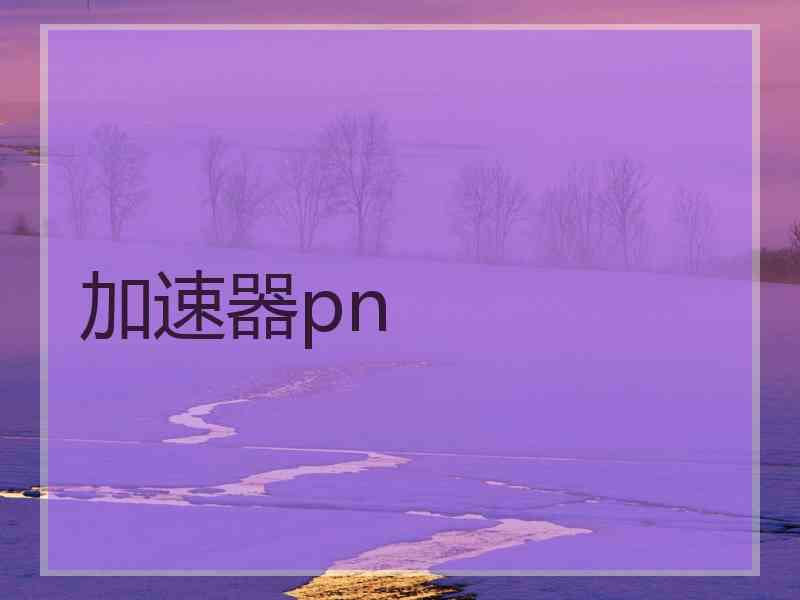 加速器pn