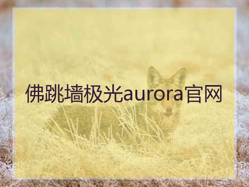 佛跳墙极光aurora官网