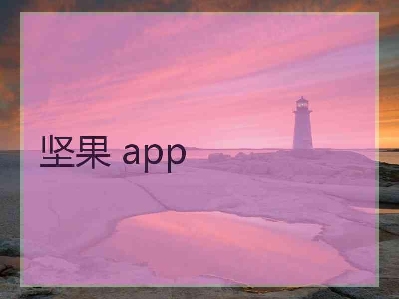 坚果 app