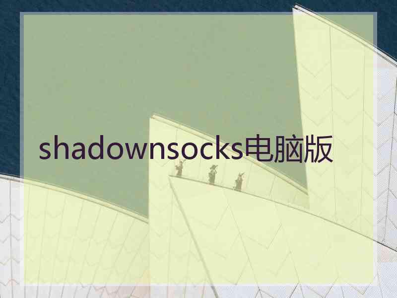 shadownsocks电脑版